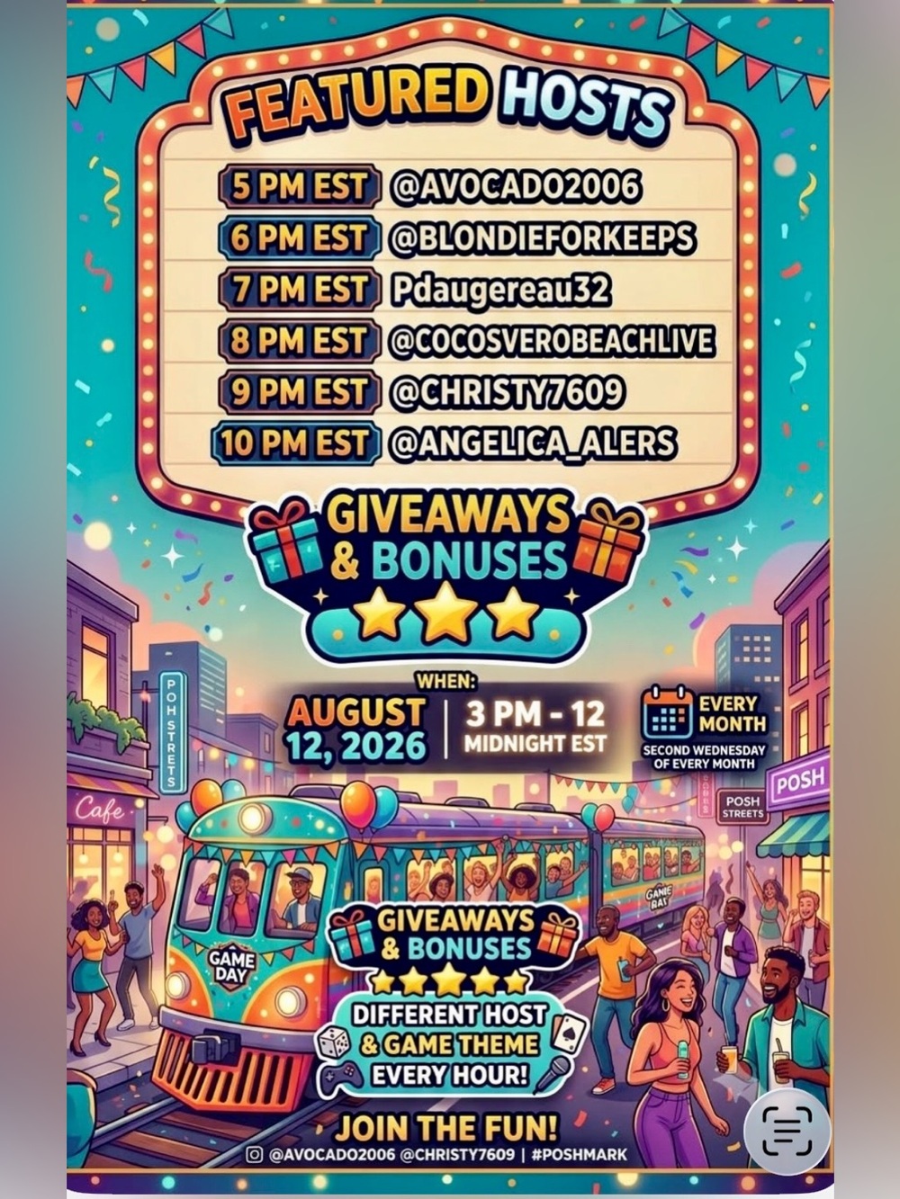 🎈ONLY 2 BALLOONS LEFT! Hopping Train Game Day 8/12 @ 8pm Carnival Balloons - Picture 3 of 5